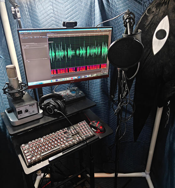 Booth Inside the booth